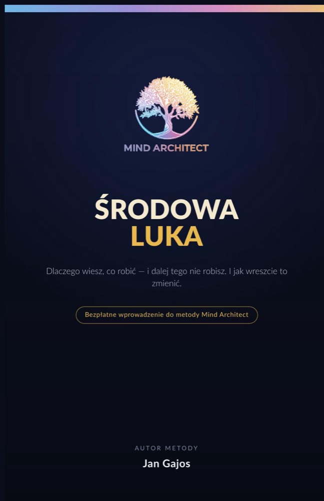 Okładka e-booka Środowa Luka — Mind Architect, autor Jan Gajos