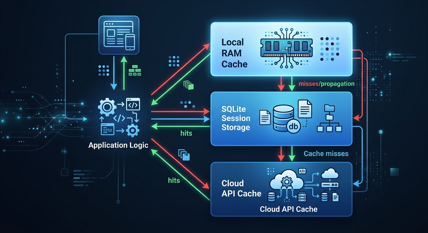 Trójpoziomowy system cache'owania w Claude Code - od RAM do chmury