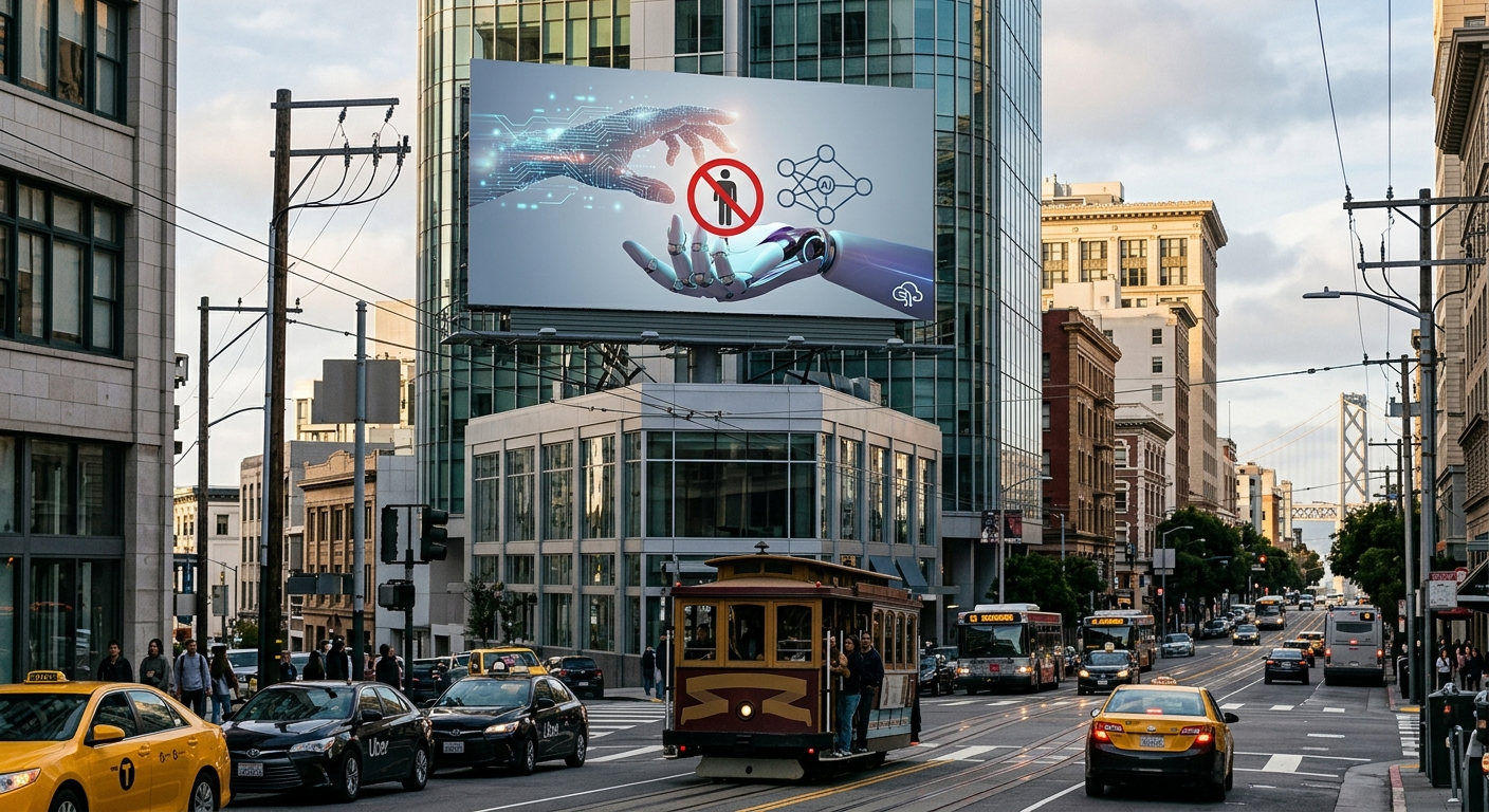 Billboardy Artisan w San Francisco - prowokacyjny marketing, który teraz ma dodatkowy problem